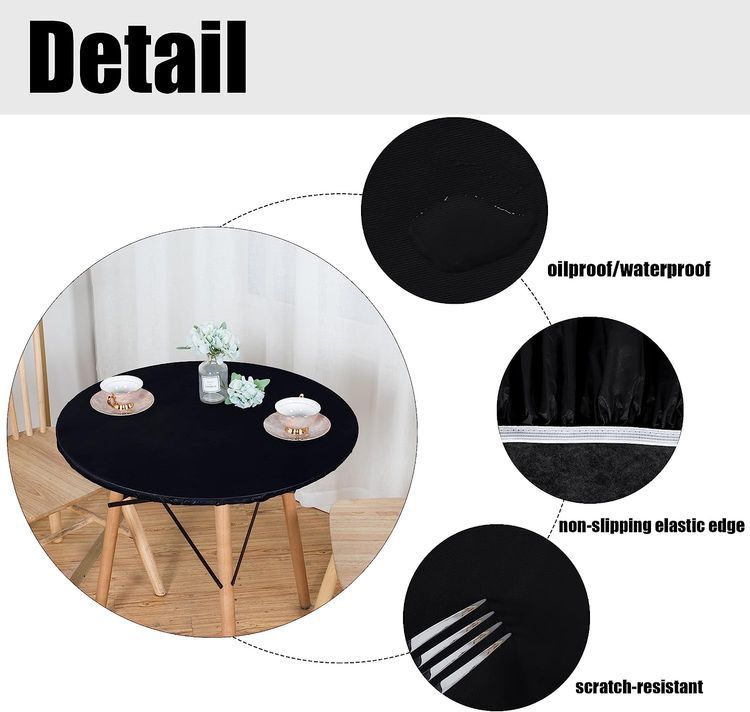 No. 6 - LUSHVIDA Round Waterproof Table Cover - 3