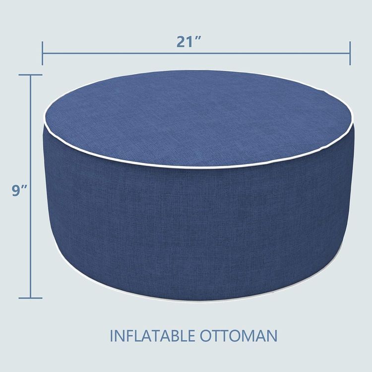 No. 4 - LVTXIII Outdoor/Indoor Inflatable Ottoman - 3