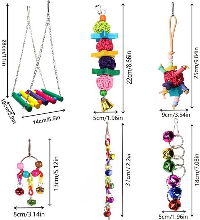 No. 2 - ESRISE Bird Swing Toy - 5