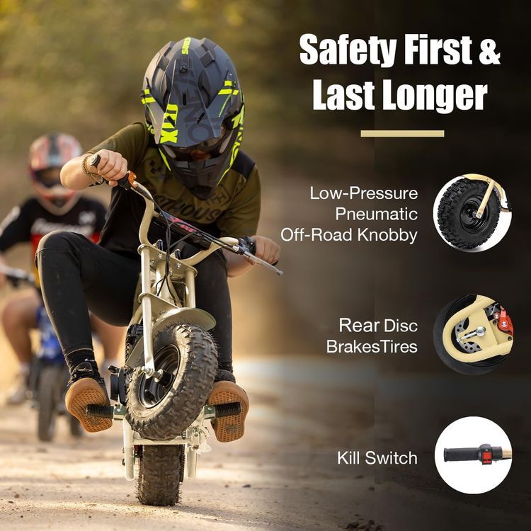 No. 1 - FRP DB003 Kids Dirt Off Road Mini Dirt Bike - 3