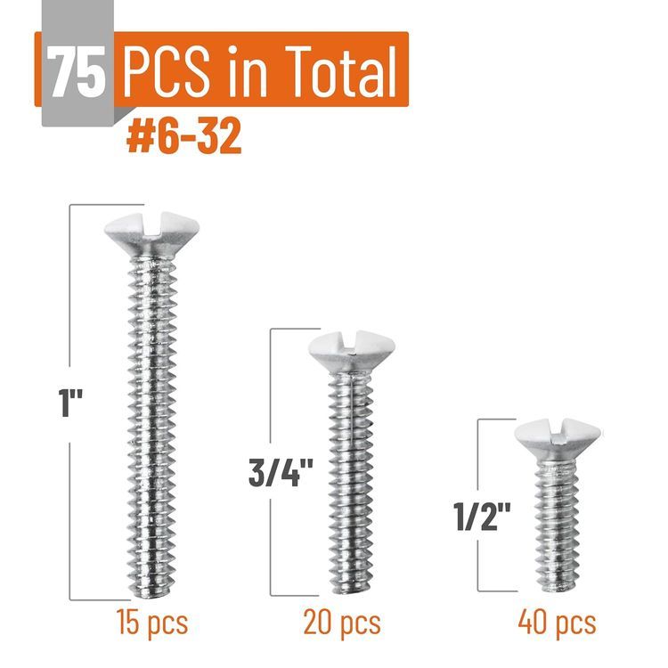 No. 3 - Bates- Wall Plate Screws - 2