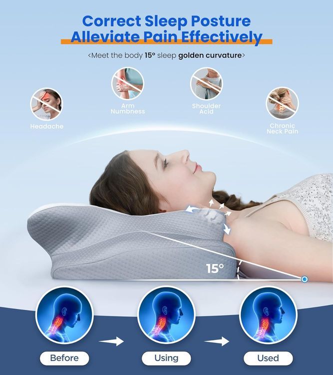 No. 5 - Cozyplayer Ultra Pain Relief Cooling Pillow - 3