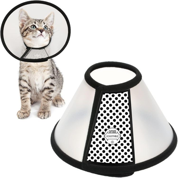 No. 8 - Depets Adjustable Recovery Pet Cone E-Collar - 1