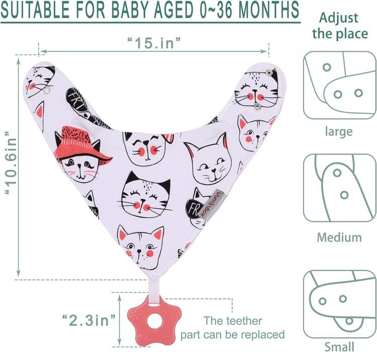 No. 2 - Vuminbox Baby Bandana Drool Bibs - 5