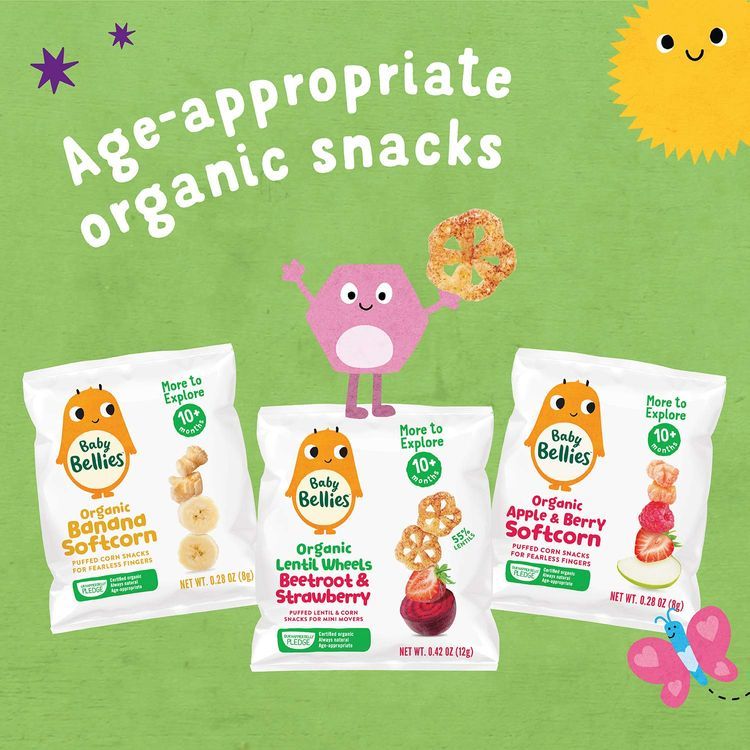 No. 3 - Baby Bellies Organic Apple & Berry Softcorn - 4