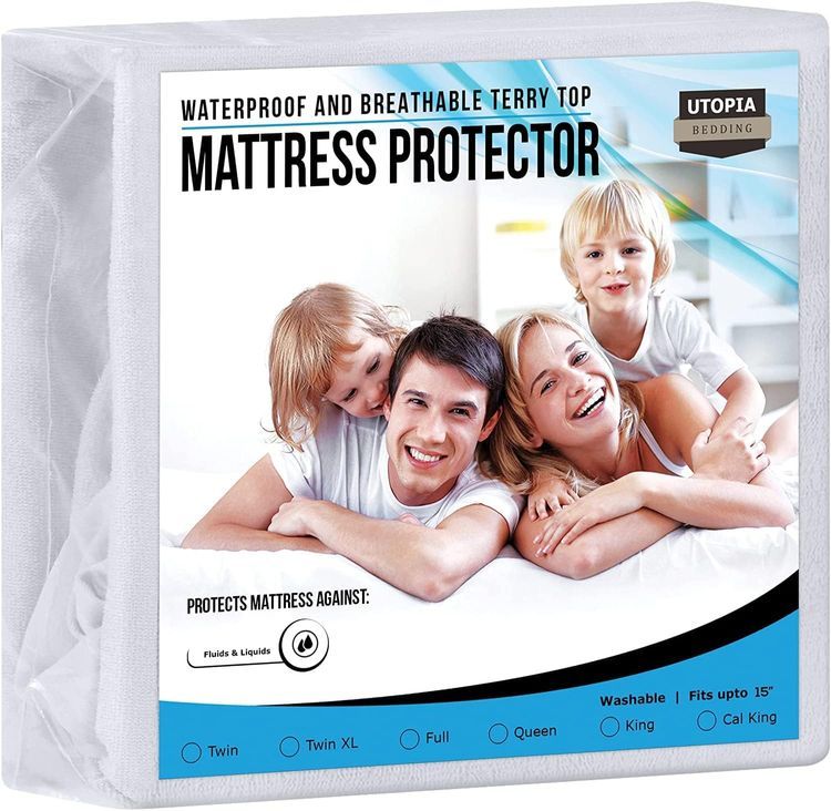 No. 2 - Utopia Bedding Waterproof Mattress Protector - 1