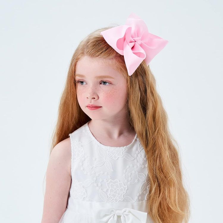 No. 8 - 20PCS Big 6 Inch Hair Bows for Girls - 5