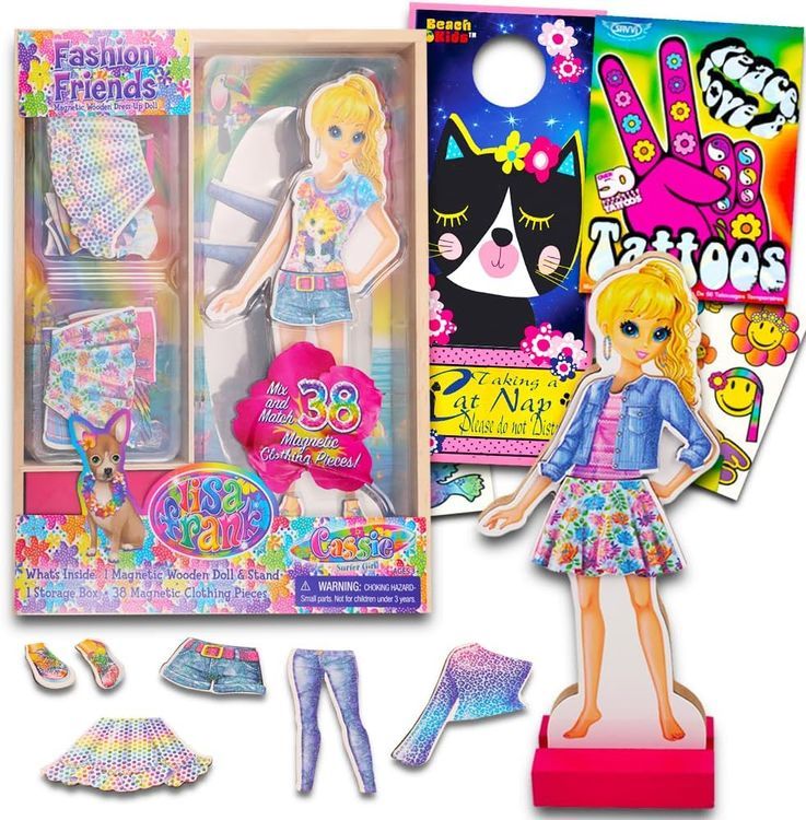 No. 1 - Lisa Frank Paper Dolls Activity Set - 1