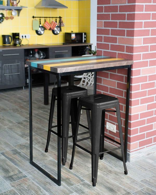 No. 4 - FDW Metal Bar Stools - 2