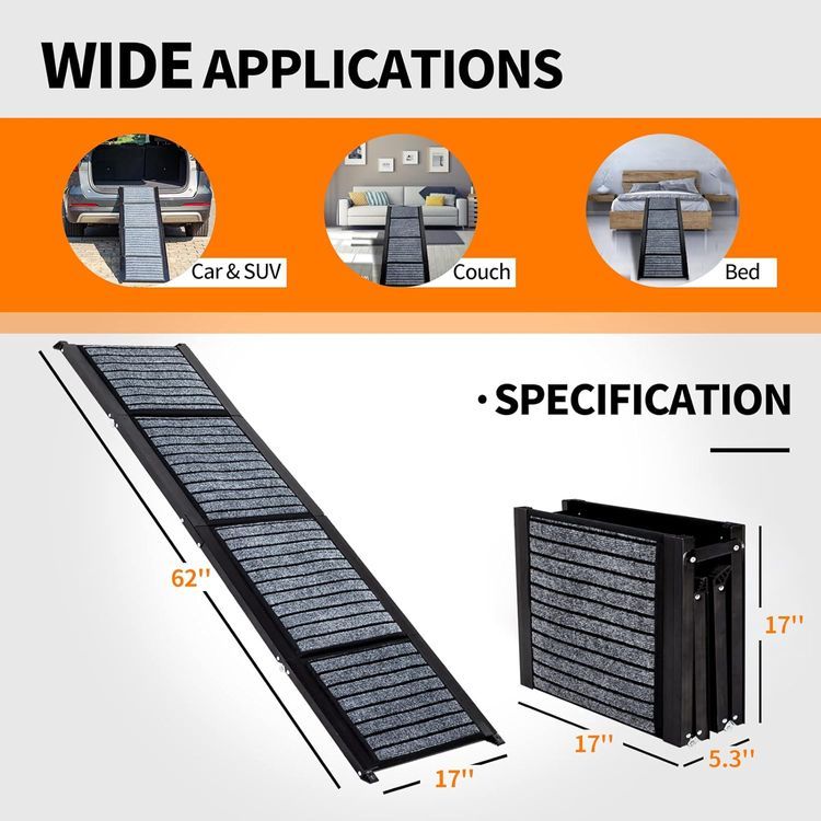 No. 7 - CJYMMFAN Dog Car Ramp - 3