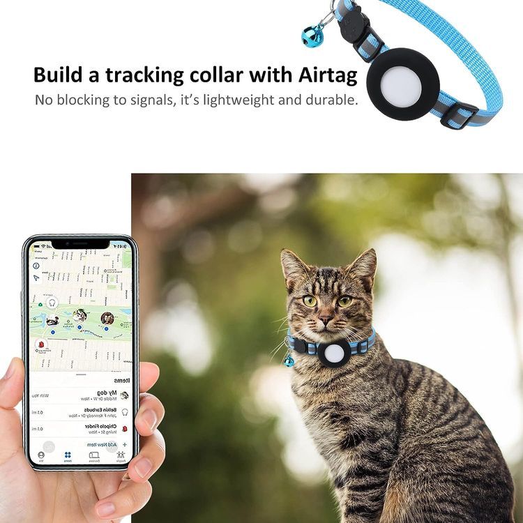 No. 4 - Cat Collar Holder for Apple AirTag GPS Tracker - 4