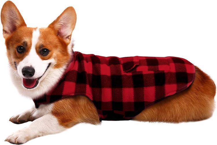 No. 7 - ASENKU Dog Plaid Pocket Coat - 2