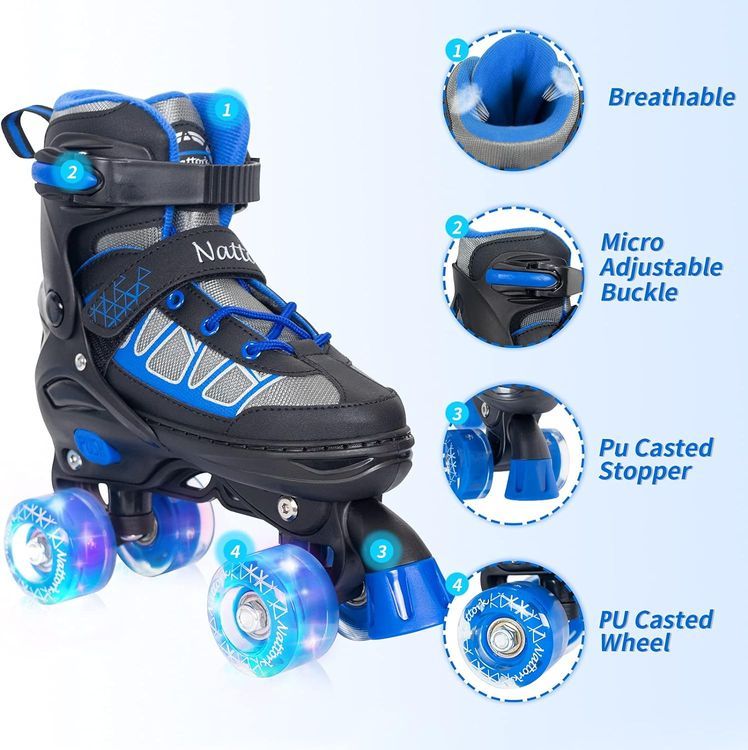 No. 10 - Nattork Roller Skates for Kids - 3