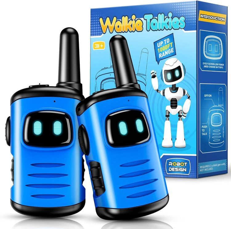 No. 3 - Kids Walkie Talkies Toys for Boys: comedyfun Mini Robots Walkies Talkies 2 Pack - 1