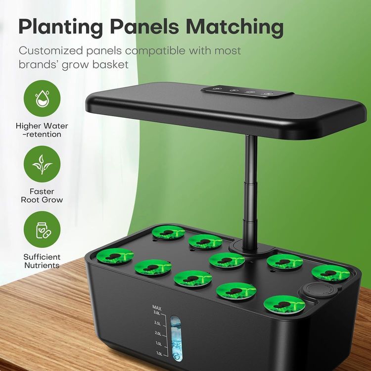 No. 4 - Indoor Garden Hydroponics Growing System: 10 Pods Plant Germination Kit - 3