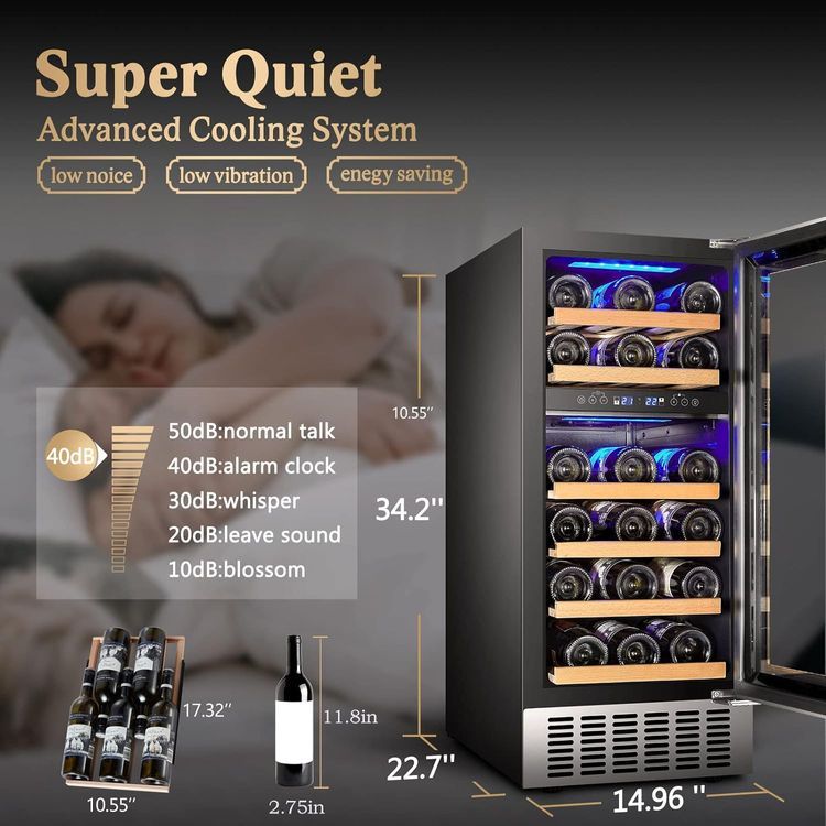 No. 10 - AAOBOSI 15 Inch Wine Cooler - 4