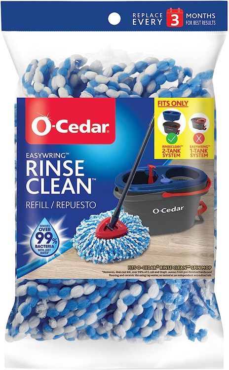 No. 5 - EasyWring RinseClean Spin Mop Microfiber Refill - 1