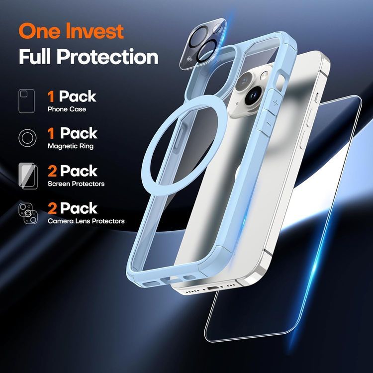 No. 1 - TAURI 5 in 1 for iPhone 15 Case - 3