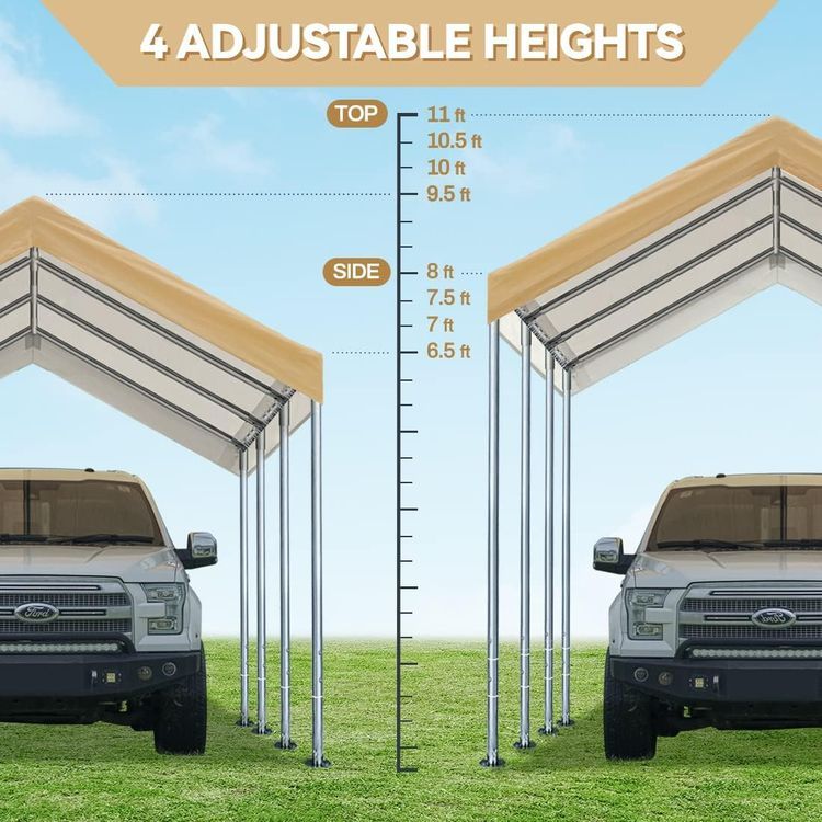 No. 4 - ADVANCE OUTDOOR Adjustable Carport - 2