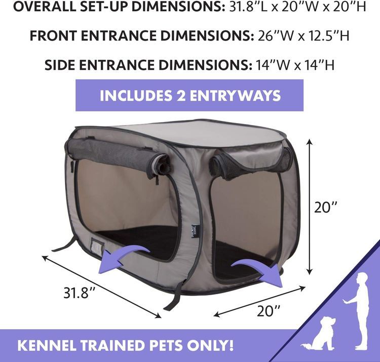 No. 7 - SportPet Designs Large Pop Open Kennel - 2