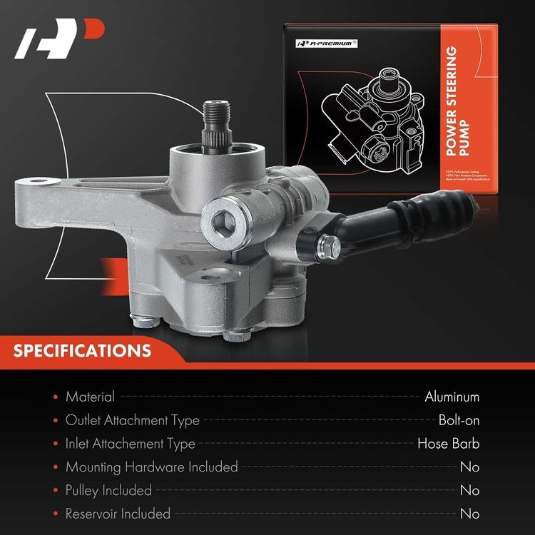 No. 2 - A-Premium Power Steering Pump - 5