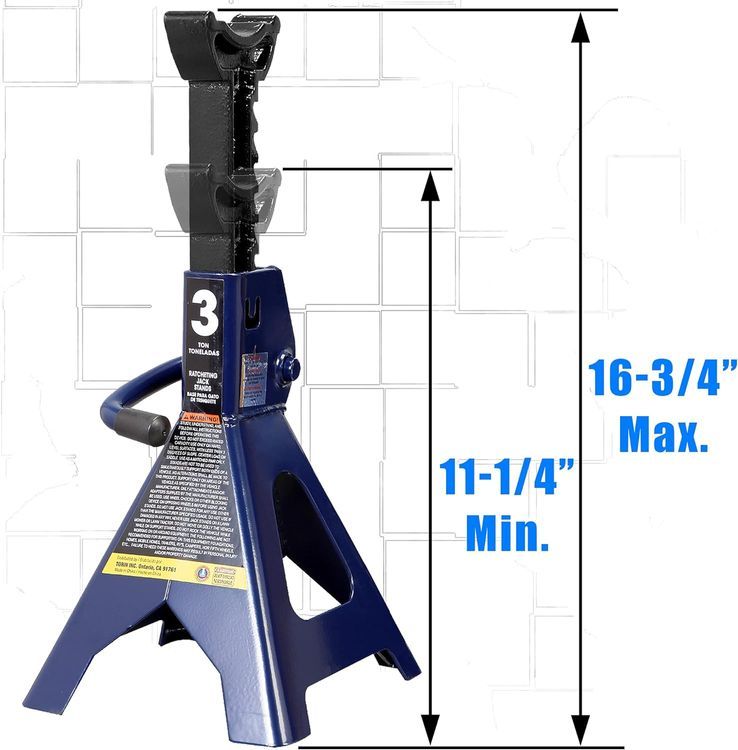 No. 6 - TCE AT43202U Torin Steel Jack Stands - 2