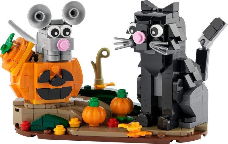 No. 1 - LEGO Halloween Cat & Mouse - 4