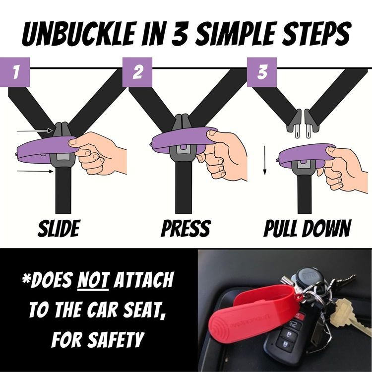 No. 5 - UnbuckleMe Car Seat Clip Opener - 5