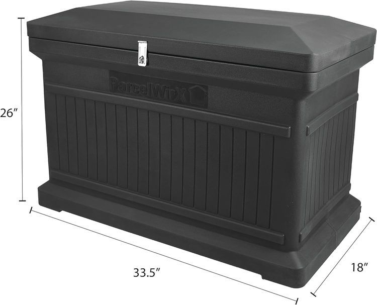 No. 4 - RTS Companies Inc 550200500A7981 Home Accents Parcelwirx Premium Horizontal Delivery Drop Box with Hinged Lid - 3