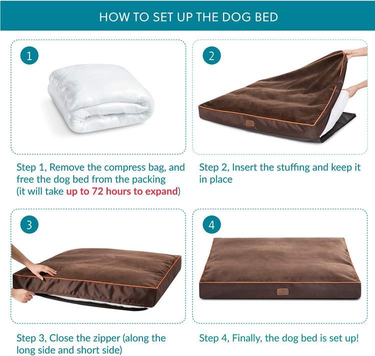 No. 3 - Bedsure Waterproof Dog Bed - 3