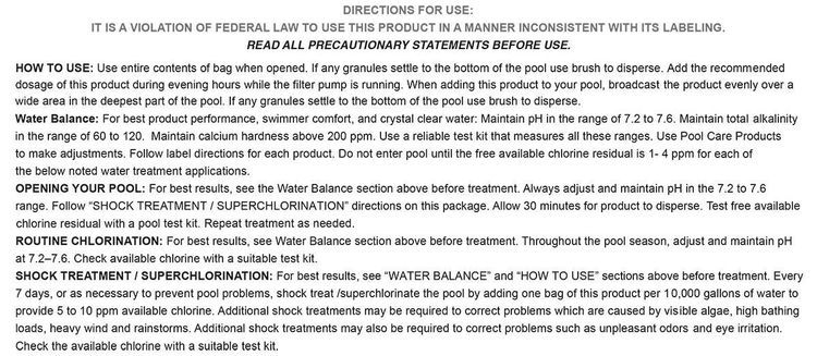 No. 9 - DryTec Swimming Pool Chlorine - 3