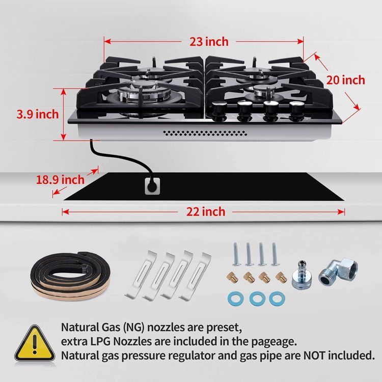 No. 6 - Gas Stove Top 24 inch Eascookchef - 5