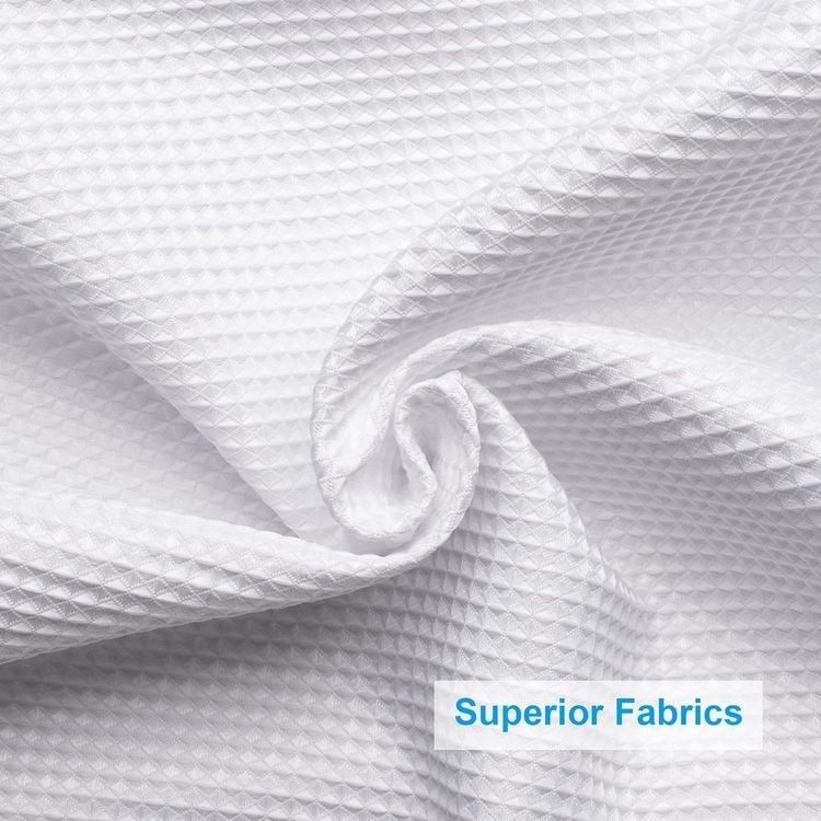 No. 3 - AmazerBath White Shower Curtain - 5