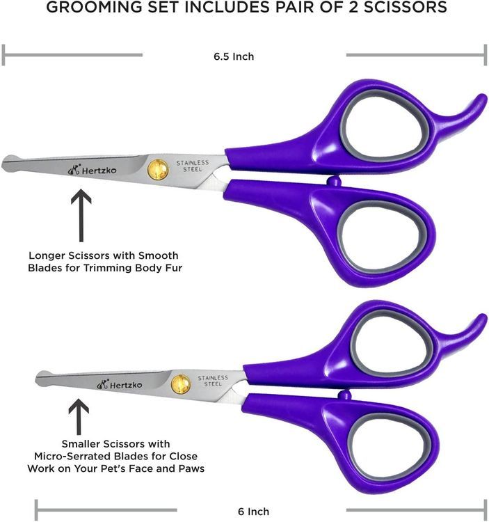 No. 8 - Hertzko Dog Grooming Scissors - 3