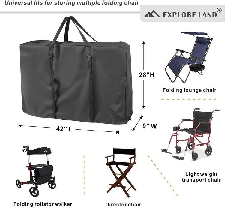 No. 10 - Explore Land Heavy Duty Chair Storage Bag - 2