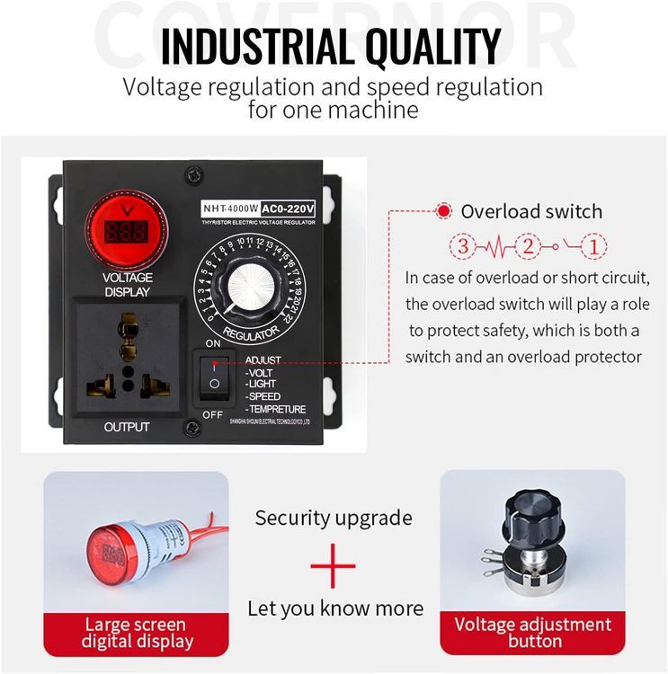 No. 4 - ZOWZEA Motor Speed Controller - 2