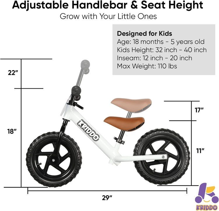 No. 3 - KRIDDO Toddler Balance Bike - 5