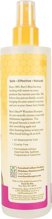 No. 3 - Burt's Bees for Pets Cat Natural Waterless Shampoo with Apple and Honey - 2