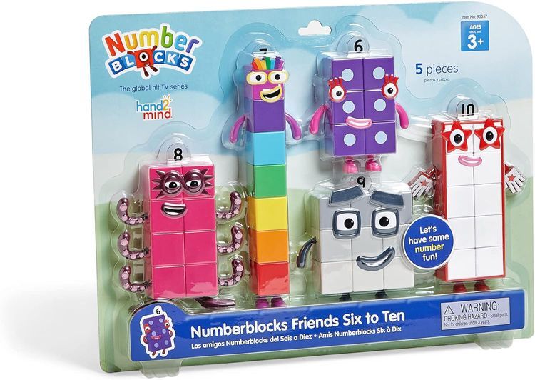 No. 9 - Hand2Mind Numberblocks Friends Six to Ten Figurines - 1