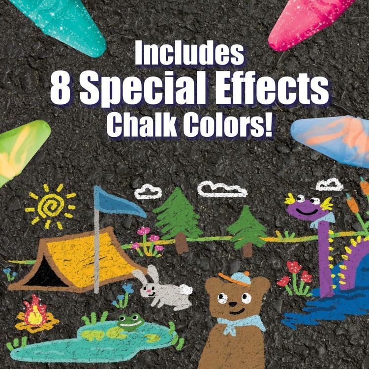 No. 1 - Crayola Ultimate Washable Chalk Collection - 3