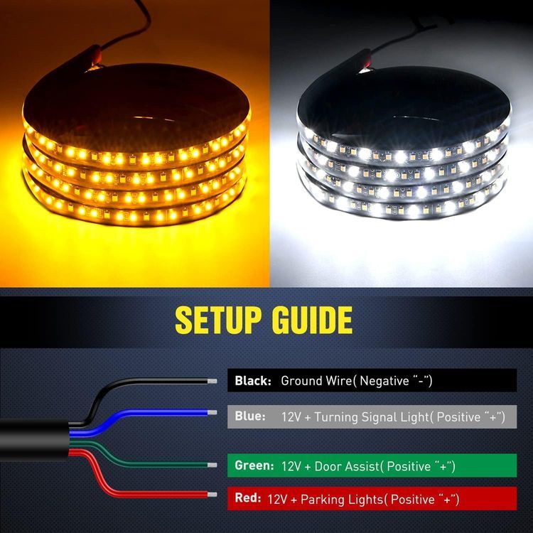 No. 2 - Nilight Truck LED Running Board Lights - 5