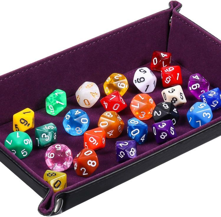 No. 7 - TecUnite 25 Pieces Polyhedral Dice Set - 3