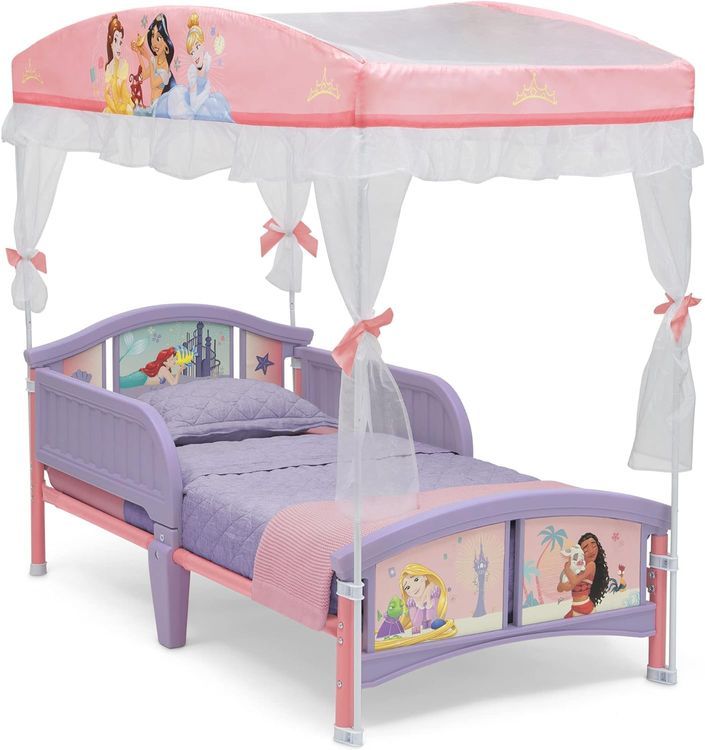 No. 9 - Delta Children Canopy Toddler Bed - 1