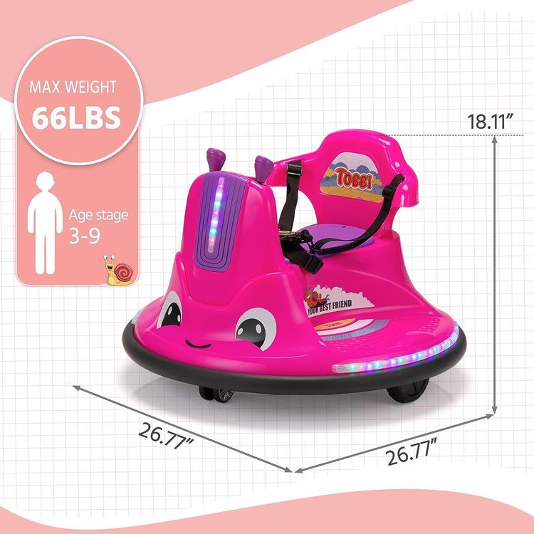 No. 8 - TOBBI Kid's Electric Bumper Car - 3