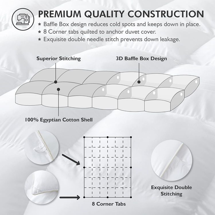 No. 8 - Luxurious Goose Down Fiber Comforter - 5