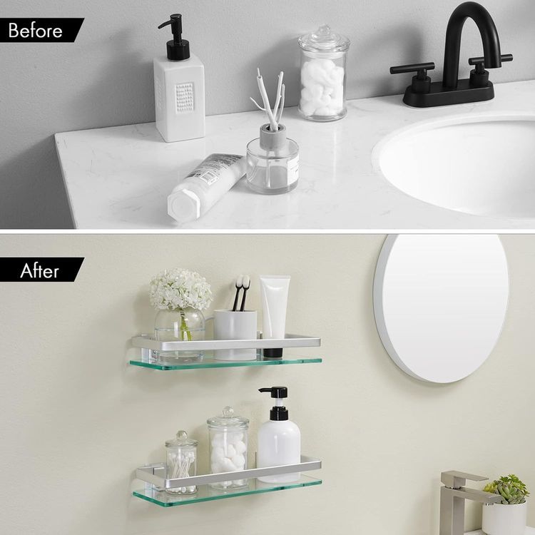 No. 4 - KES Bathroom Glass Shelf - 2