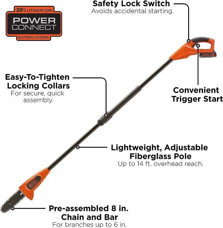 No. 9 - BLACK+DECKER 20V Max Pole Saw - 2