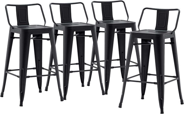 No. 9 - Apeaka Metal Bar Stools - 5