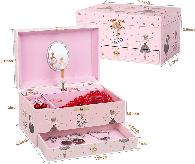 No. 8 - Jewelry Box for Girls Music Box - 3