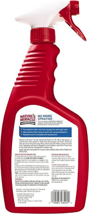 No. 1 - Nature's Miracle Cat Repellent Spray - 2